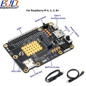 4G 5G LTE WWAN Modul Modem USB 3.0 Verbinder zu NGFF M.2 B-Schlüssel kabelloser Adapter Karte 1 NANO SIM-Halter für Raspberry Pi 4/3/2/B - Product Image 1