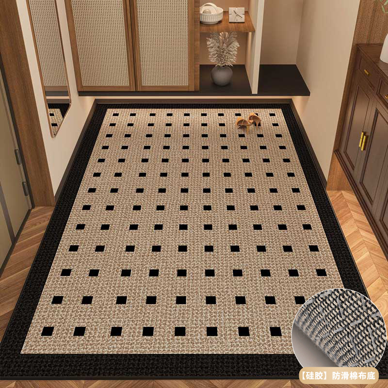 Imitation sisal pattern-checkerboard