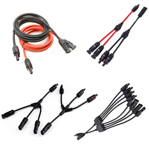 Y tipi güneş PV şube kablo konektörü paralel adaptörleri 1 ila 2/3/4 yollu GÜNEŞ PANELI konektörü Allocator - Product Image 1