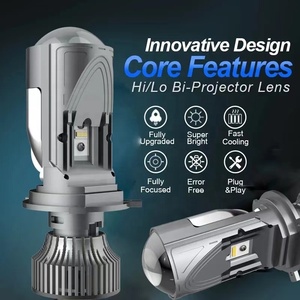 HYML Wholesale P8 9-36V 40W H4 <strong>Mini</strong> <strong>LED</strong> Projector Lens 6000K With Decoding <strong>LED</strong> Headlight Lens for Any Car - Product Image 4