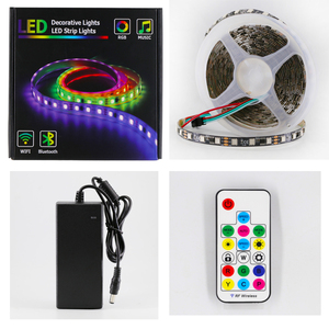 RGBIC indirizzabile singolarmente sogno colore 5V WS2812B programmazione LED striscia di luce