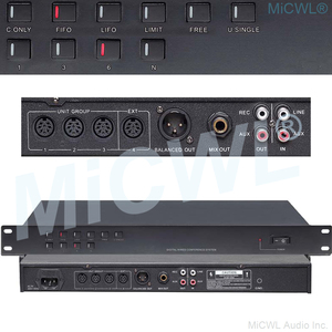 MiCWL 24 Tabletop Large Conference Convention Room Microphone Sound Wired <strong>System</strong> 2 President 22 Delegate <strong>Unit</strong> Desktop Mic <strong>System</strong> - Product Image 4