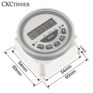TM619 AC 220V 230V 240V Digital LCD Power Timer Programmier bares Zeit schalt relais 16A - Product Image 3