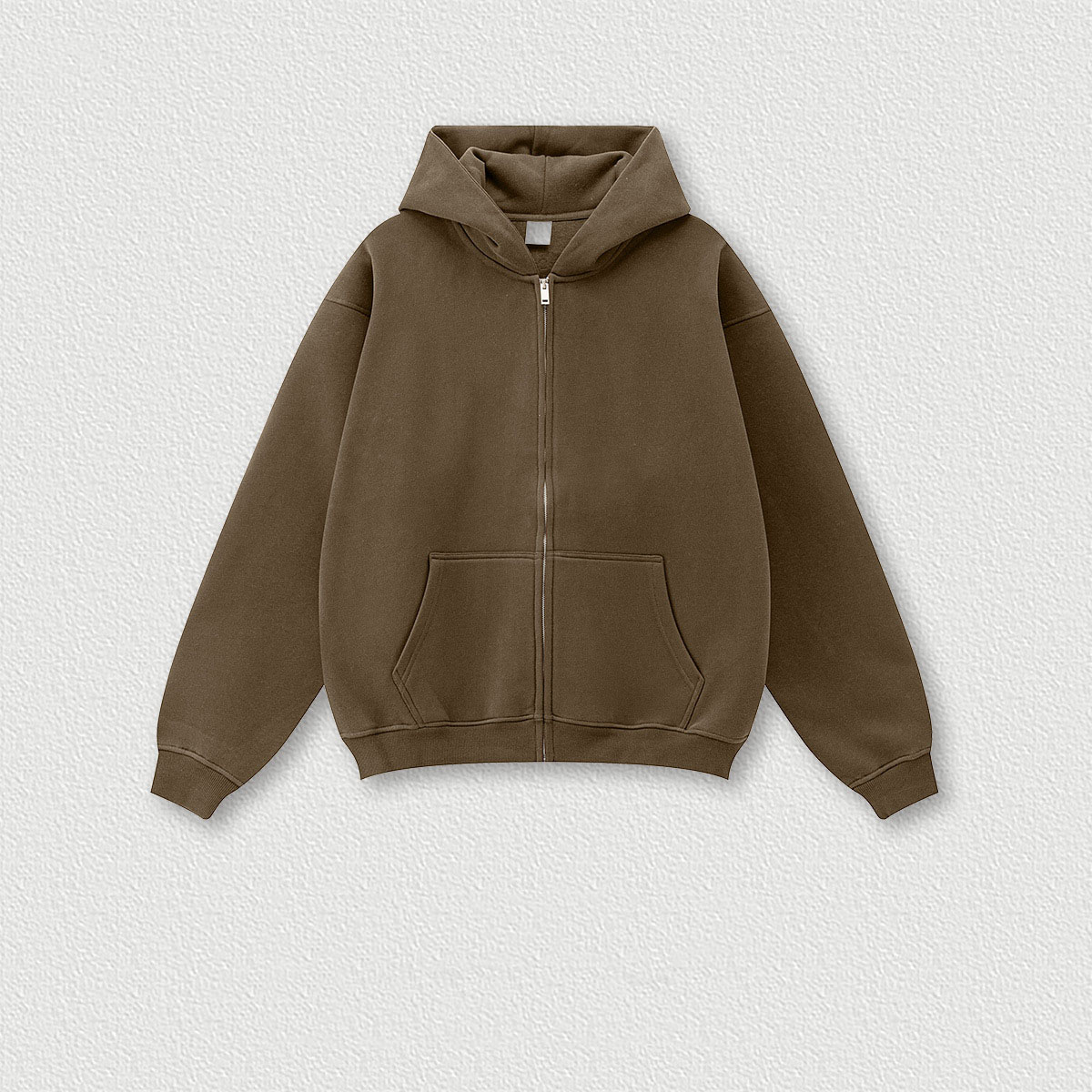 Sweat à capuche marron marron
