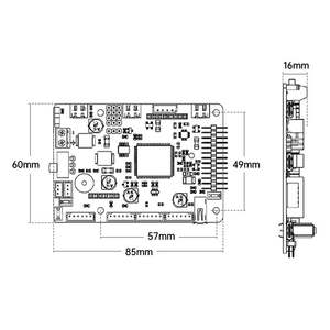 Placa de Control de Robot ROS para JETSON Raspberry Pi con Chip STM32F407VET6 compatible con Motor codificador de 4 canales PWM Bus Servo Control