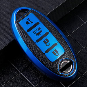 4 düğmeler araba anahtarı durum Nissan için kapak yaprak Qashqai Qashqai J11 Versa X Trail T32 Versa not devriye anahtar Fob kapak aksesuarları - Product Image 1