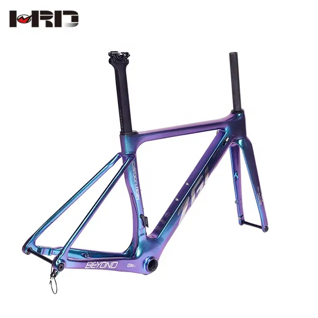 ZGL-CRB49 Strada aerodinamico della bicicletta 440/470/490/510/530/550/580 (mm) t800 telai in carbonio 58 millimetri frame in fibra di carbonio telaio della bici della strada