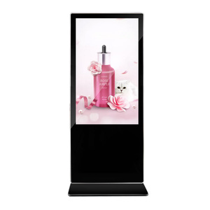4K UHD Advertising Kiosk - Vertical Floor Standing <strong>LCD</strong> with Wayfinding <strong>Function</strong> Supports Split-Screen <strong>Display</strong> - Product Image 3