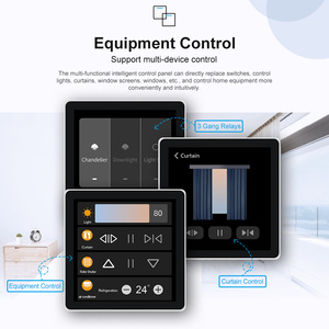 2025 New Arrival Tuya Touch Screen <strong>Smart</strong> Zigbee Wall <strong>Switch</strong> with Built in 4 Way Relay <strong>Switch</strong> and Scene <strong>Switch</strong> Panel - Product Image 3