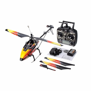 2022 yeni WLtoys V913 RC helikopter tek pervane 2.4G 4CH MEMS Gyro LCD verici ile 360 derece döndürme hediye çocuklar için - Product Image 1