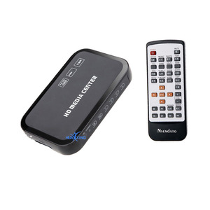 Mini tam HD1080p H.264 MKV HDD medya oynatıcı merkezi HD/AV/VGA/USB/SD/MMC uzaktan kumanda ile - Product Image 2
