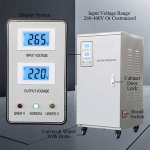 Entrada personalizada 260-400V Salida 220V 15KVA Regulador/estabilizador de voltaje monofásico automático de alta precisión - Product Image 1