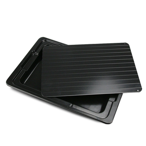 ถาดละลายน้ำแข็งอลูมิเนียมพร้อมกล่องคว่ำจานละลายน้ำแข็ง - Product Image 1