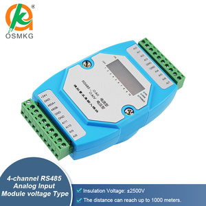 Oshangming 4 Channel <strong>Analog</strong> <strong>Input</strong> <strong>Module</strong> Voltage Type 0-10V <strong>with</strong> <strong>RS485</strong> Modbus Rtu for Temperature Sensor - Product Image 3