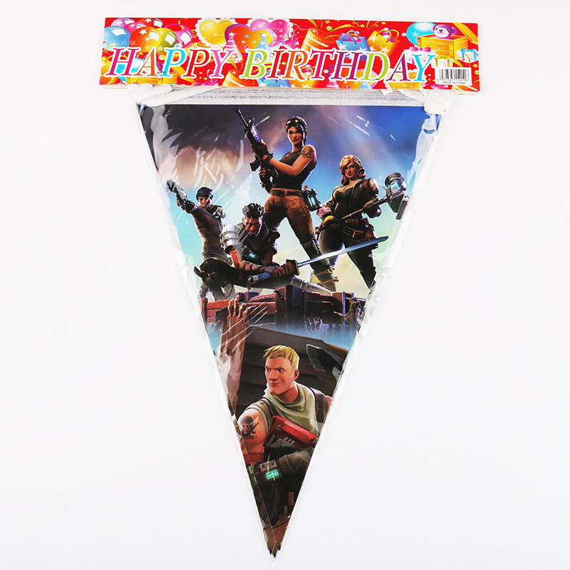 1pc triangle flag bunting (10 flags)