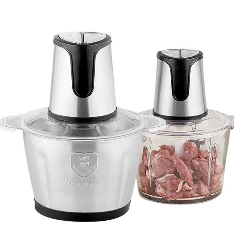 Chopper frango moedor inhame pounder 3l inoxidável, aço manual processador de alimentos carne misturador máquina/