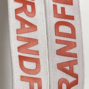 Cinta tejida de colores a rayas personalizada patrones personalizados banda elástica de impresión de alta elasticidad con silicona - Product Image 1