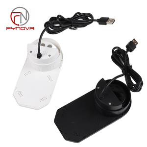 15W 4-en-1 Diseño moderno Cargador móvil inalámbrico Cargador de escritorio integrado con función de roscado para mesa auxiliar de oficina Uso en el hogar