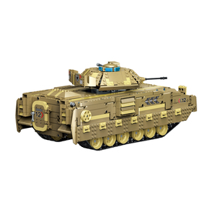 Uzaktan kumanda kök yapı setleri 8-12 yaşında 1762 adet RC mühendislik kiti içerir paletli araba/M2A2 tankı yapılmış plastik ABS - Product Image 2