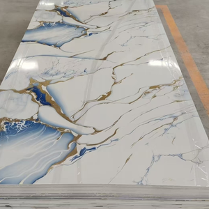 Panel dinding UV SPC lembaran dinding vinil marmer untuk rumah dan dalam ruangan - Product Image 5