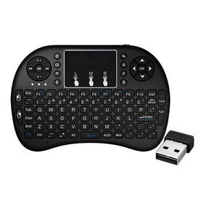 Miniteclado inalámbrico i8 con pantalla táctil, teclado ultradelgado con control remoto - Product Image 1