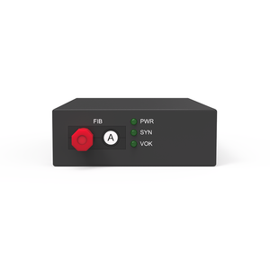 Miniconvertidor de fibra óptica, 1 canal, 12G, 4K, 12G-SDI, transceptor de fibra de vídeo con Tally y bucle, modo único, núcleo único, LC - Product Image 1
