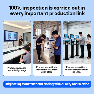 21.5 24 32 Inch Digitale Wachtrij Registratie Touchscreen 80Mm Thermische Printer Zelfbediening Bestellen Kiosk Met Barcodescanner - Product Image 4