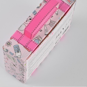 Fillable Foldable Mini Suitcase Lash Container Candy Makeup Packaging <strong>Box</strong> <strong>Star</strong> Order with Handle - Product Image 4