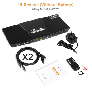 TESmart-Conmutador HDMI de 4 puertos, 4 entradas y 1 salida, conmutador KVM de 4K a 60Hz, multivisor, 4 entradas y 1 salida - Product Image 5
