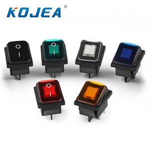KCD5-202 rocker anahtarı ON-OFF güç anahtarı LED ile 6 pin lambaları basmalı düğme anahtarı - Product Image 5