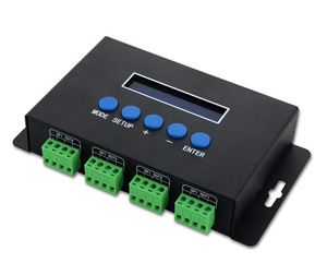 BC-216 16CH / BC-204 4CH Pixel LED Controller BC204 BC216 Artnet a SPI & DXM512 Ethernet E1.31 protocollo con Display LCD - Product Image 3