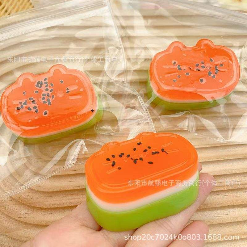 Watermelon cheese cat