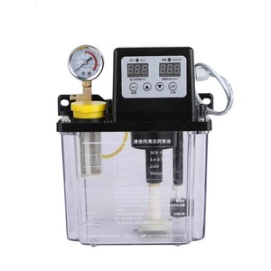 安都克110v 220v 0.5-2L双润滑油泵电动数控机注油器自动润滑油泵