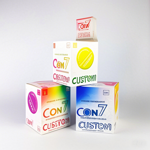 Caja de exhibición de mostrador de venta al por menor de cartón impreso personalizado reciclable para tableta chocolates embalaje de tarjeta de Blíster - Product Image 3
