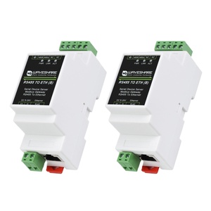 RS485 a ETH (B) 2 unids/lote Industrial Modbus RS485 Servidor serie RS485 a RJ45 Ethernet TCP IP a función POE de montaje en riel serie - Product Image 1