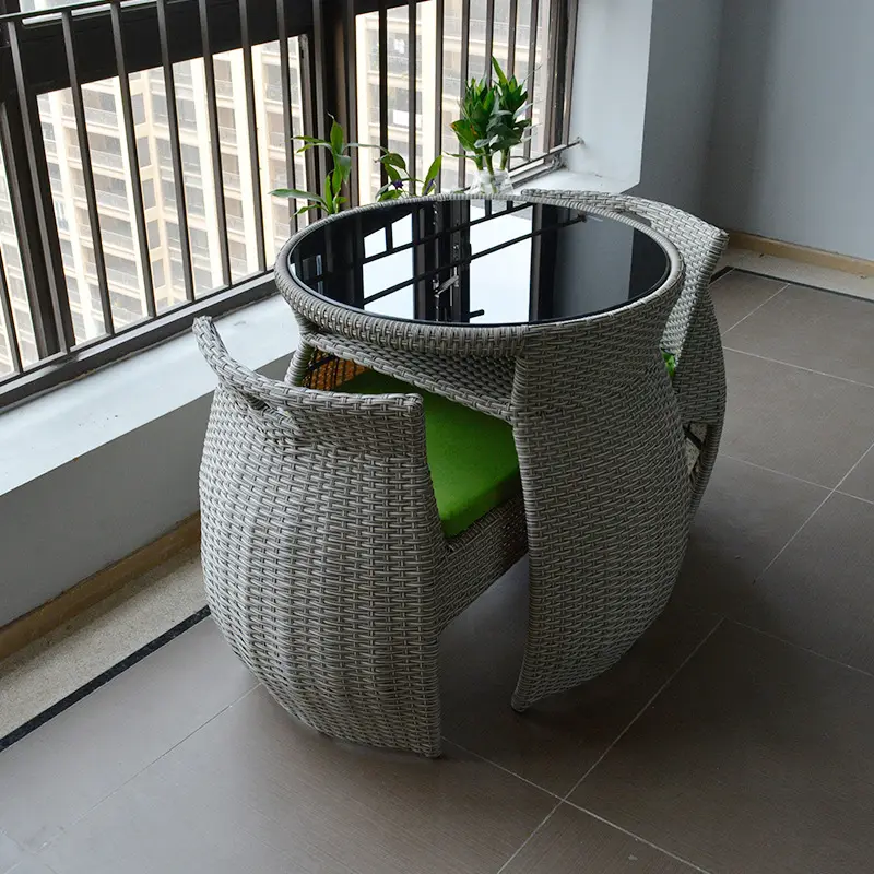 Muebles de mimbre para jardín al aire libre, conjunto de mimbre de lujo natural para jardín al aire libre, bali, Japón, china