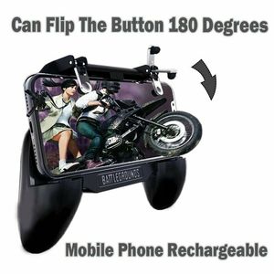 SR per PUBG Controller di gioco per telefono cellulare Joystick 2000mAh ventola di raffreddamento Gamepad impugnatura per telefoni Android IOS fino a 6.5 pollici - Product Image 3