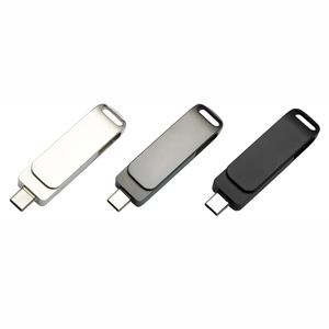 2024新设计Type-C双端口8gb 32gb 16GB u盘金属旋转棒u盘手机电脑USB 3.0 - Product Image 3
