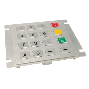 Factory Wholesale 4X4 Numeric Ttlock Nfc Access Control Ip68 Metal Keypad Wiegand with 16 <strong>keys</strong> - Product Image 2