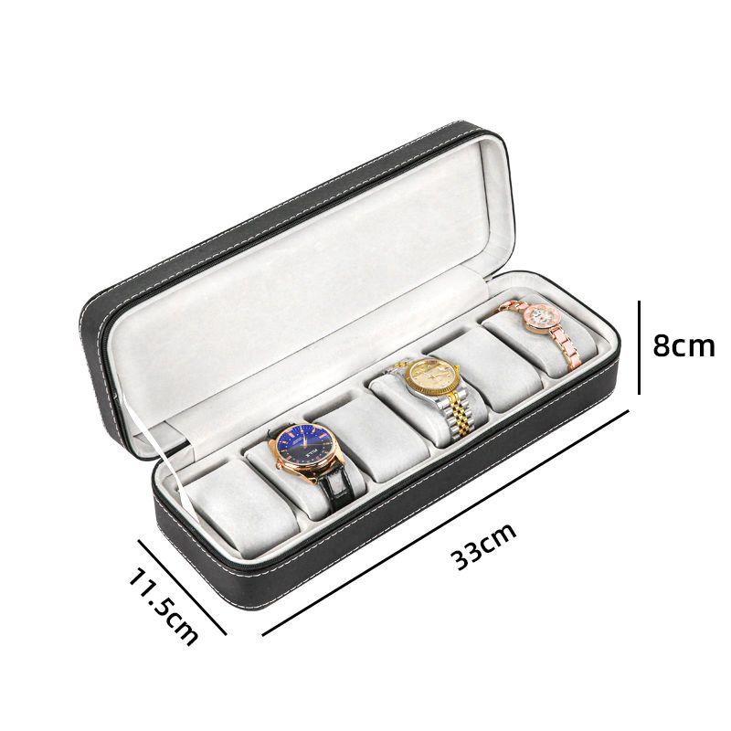 6 slots zipper bag