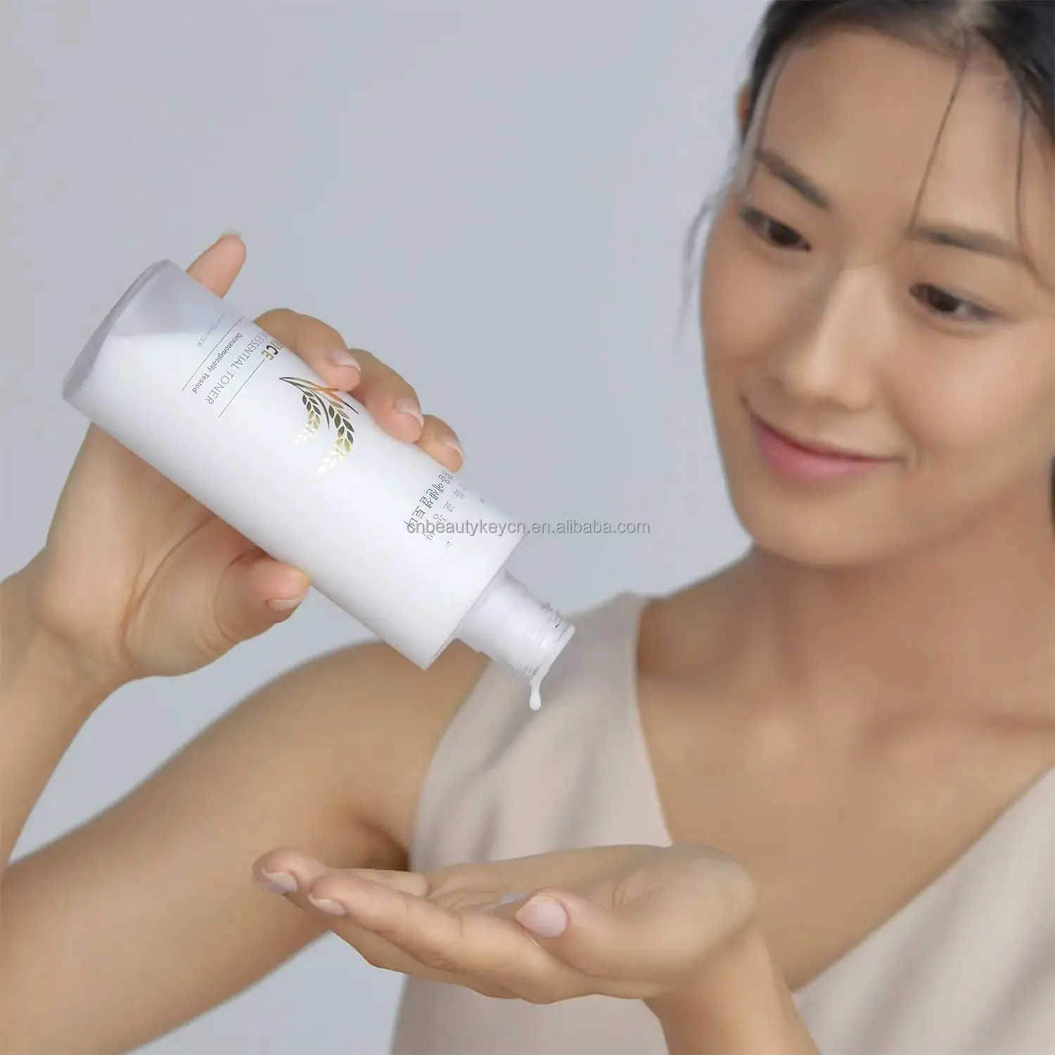 Toner Kulit Wajah beras organik Label pribadi grosir pelembab wajah air Toner beras Korea