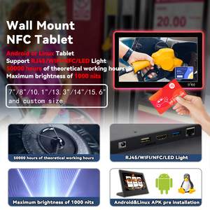APK-Software Vor installierte Linux OS-Tankstelle 24/7 Betrieb Industrie IP65 All-in-One AIO Linux Android Tablet mit NFC - Product Image 3