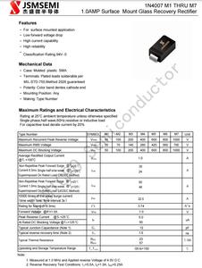 1n4001 M1 1n4002 <span class=keywords><strong>M2</strong></span> 1n4003 M3 1n4004 M4 1n4005 M5 1n4006 M6 1n4007 M7 DO-214AC 1A <span class=keywords><strong>Diode</strong></span> CHỈNH LƯU chung 2000 cái/cuộn - Product Image 3