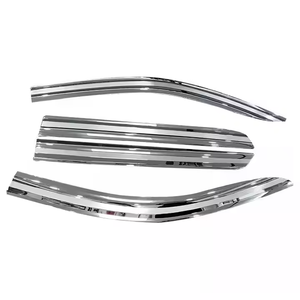Aksesoris Eksterior Mobil Laris Manis Pelindung Jendela Krom Penahan Cuaca Deflektor Mobil Pelindung Matahari untuk 4 Runner - Product Image 2