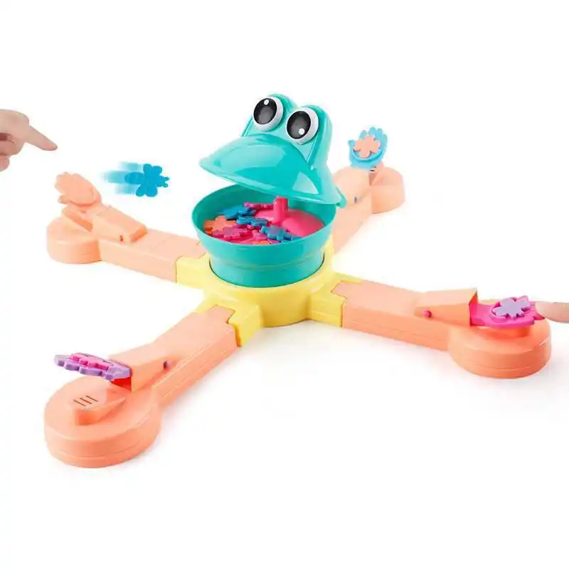 Hungry Frog Eats Beans Juego de lanzamiento de estrategia para niños y adultos Reunión familiar Juego de mesa interactivo Juguetes para aliviar el estrés