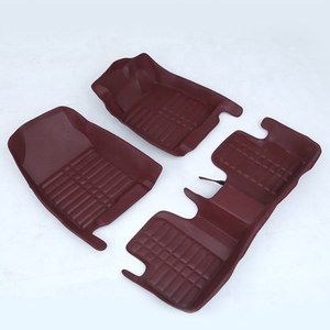 Japan 2021 New Design Car Rear and Front Floor Mat 3D Deep Dish Matting 5pcs/set PVC Look <strong>Black</strong>/Beige for Mitsushi <strong>Mirage</strong> G4 /At - Product Image 3