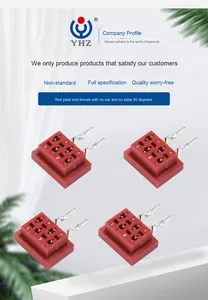 สาย1.27ซ็อกเก็ตสีแดง/2.0/2.54พิทช์4-20หม้อซ็อกเก็ต IDC สำหรับขั้วต่อสาย PCB กับบอร์ด - Product Image 3