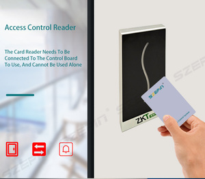Lettore di schede Zk Scr100 125khz Card controllo accesso accesso frequenza Tcp/ip porta sistema di controllo accessi