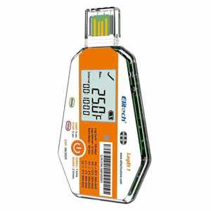 LogEt 1 Pantalla LCD Registrador de datos de temperatura de un solo uso Registrador de datos de temperatura USB