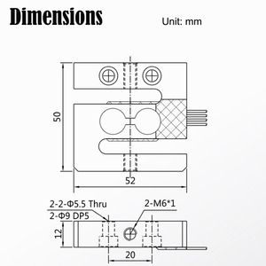 PLC513 2kg 5kg 10kg 20kg 30kg 50kg 100kg <strong>0</strong>-5v 4-20ma <strong>analog</strong> signal <strong>output</strong> S-type load cell force <strong>sensor</strong> - Product Image 3